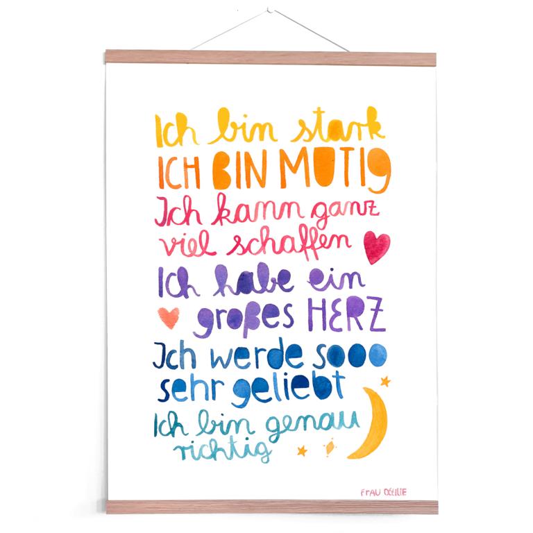 Posterleiste 30cm (für DIN A3 Hochformat / DIN A4 Querformat / Messlatte)