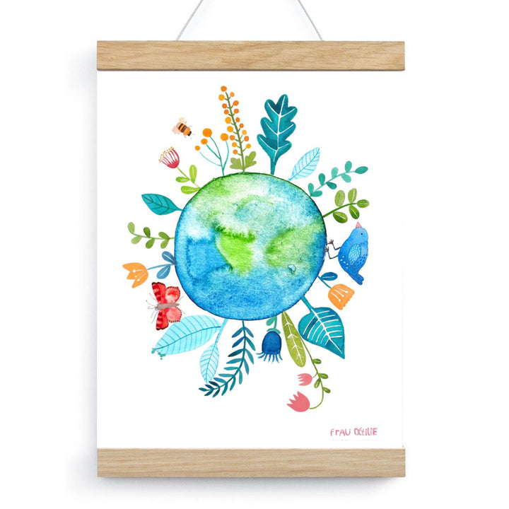 Print A4 *Grüner Planet*