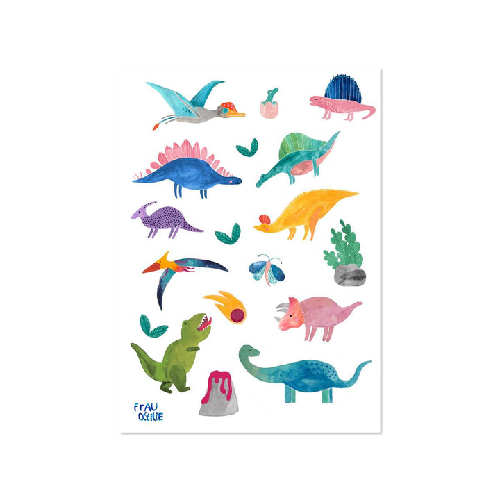 Spülmaschinenfeste Sticker *Dinos*