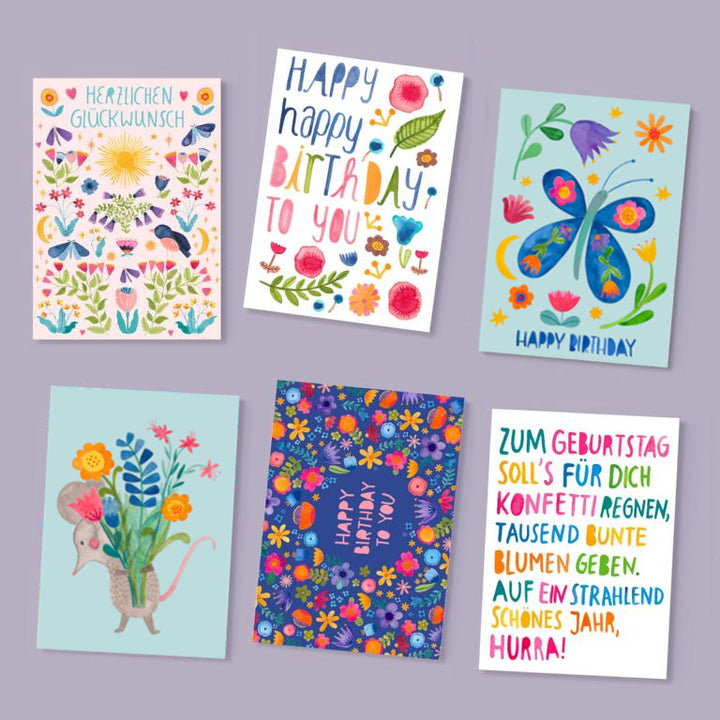 Postkartenset (10 Karten) *Geburtstag*