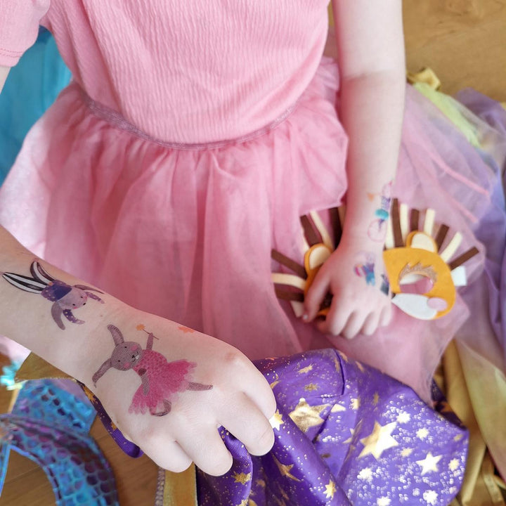 Kindertattoos *Hasen im Zirkus*