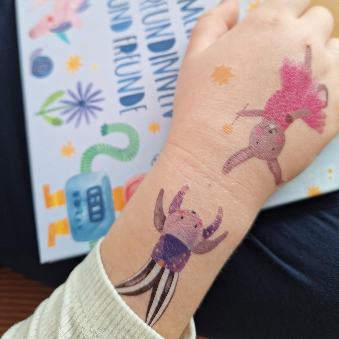 Kindertattoos *Hasen im Zirkus*