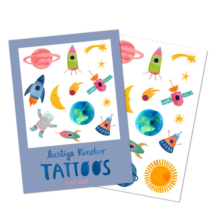 Kindertattoos *Weltraum*
