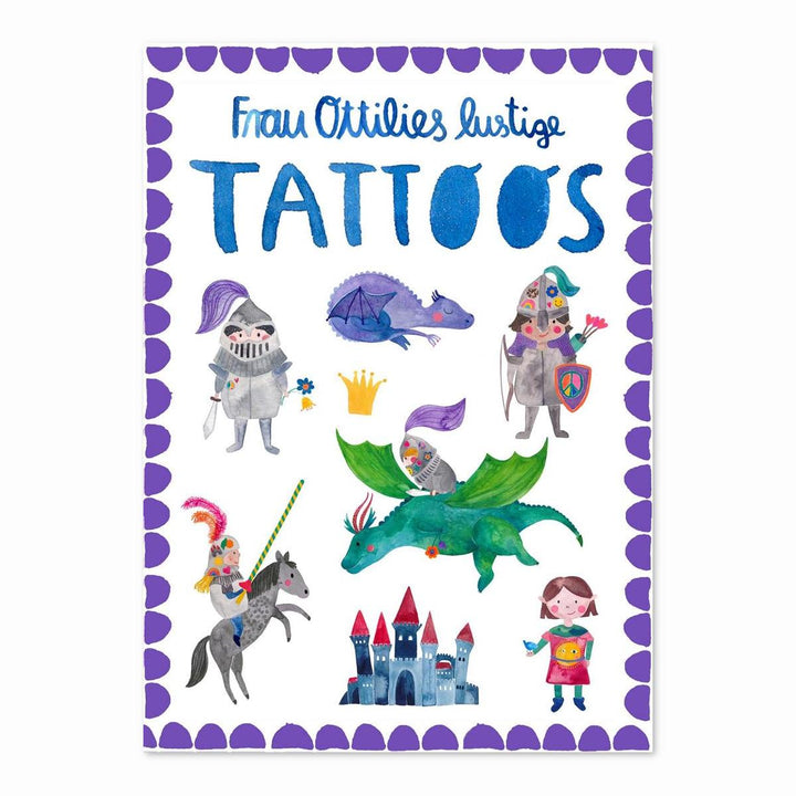 Kindertattoos *Ritter & Drachen*