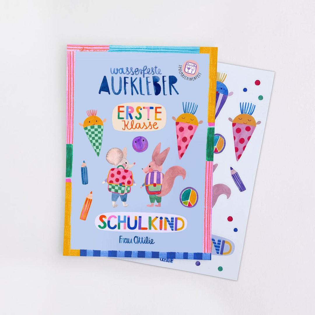 Spülmaschinenenfeste Sticker *Schulkind*