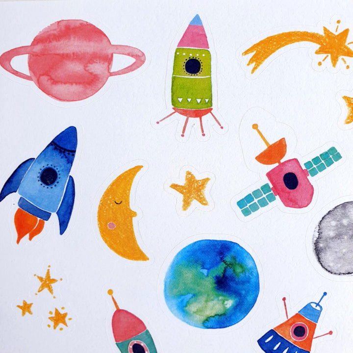 Sticker *Weltraum*
